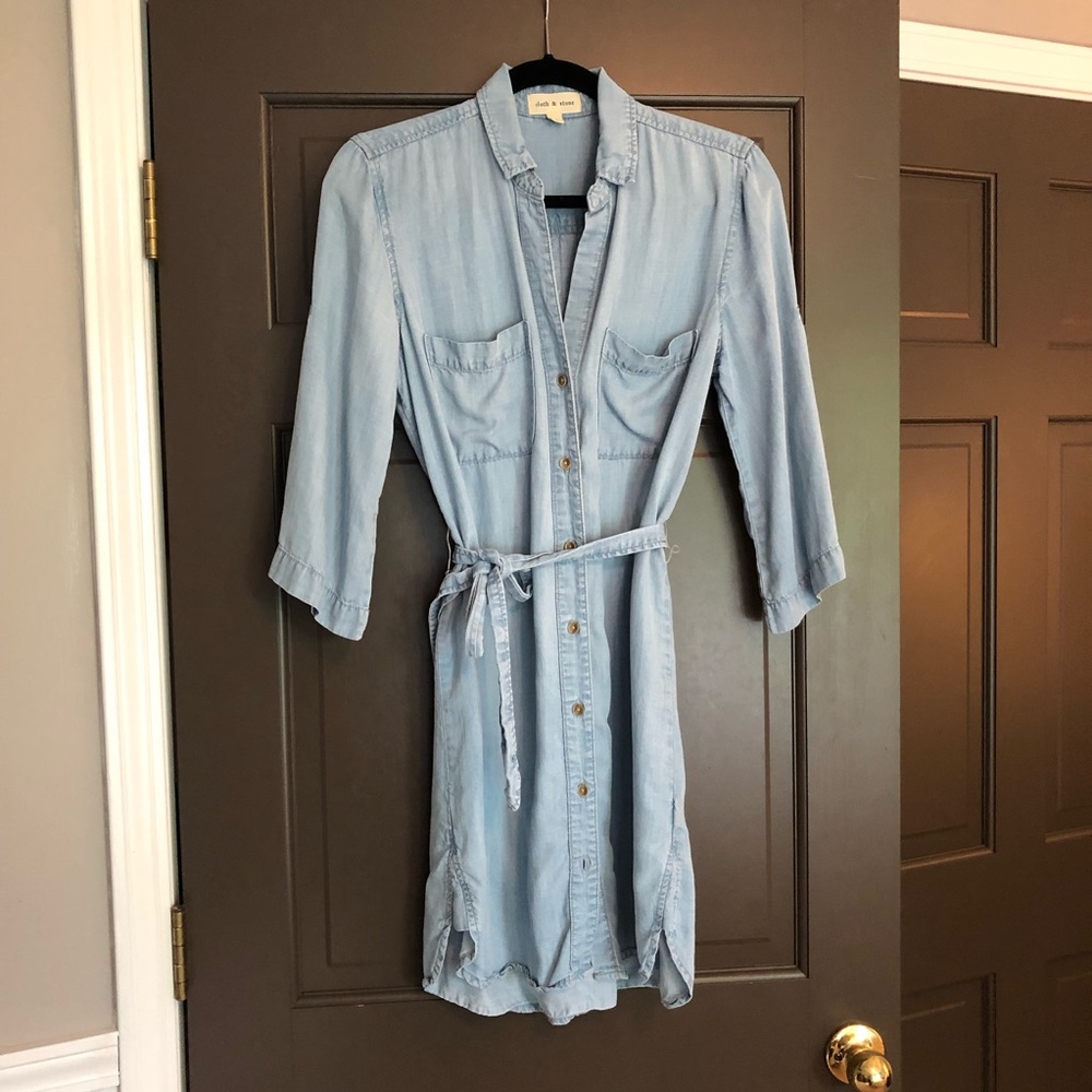 Super soft denim dress